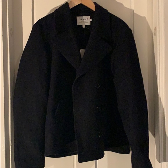 NWOT! Frame Atelier Wool Peacoat